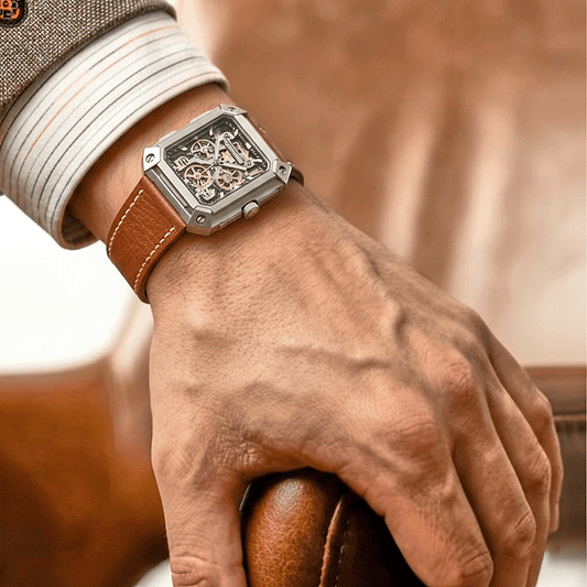 ROAN Straps | Light Brown French Goat Leather Watch Strap - Hand-Polished Vegetable Tanned Vintage Design(20mm 22mm 24mm)