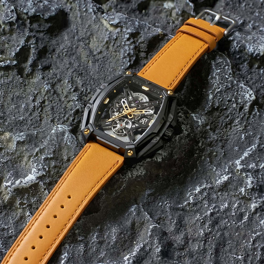ROAN Overland Stitch Leather Strap (Tailored for CIGA Design)