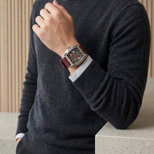 ROANSTRAPS | "Crimson" - Premium FKM Rubber Watch Strap, Grade 5 Titanium Hardware (Custom Engraving Included)