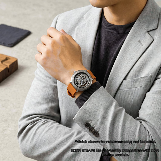 ROAN STRAPS | Pro-Vent Aerospace-Grade FKM Rubber Watch Band - Pure Titanium Buckle (18mm-24mm)