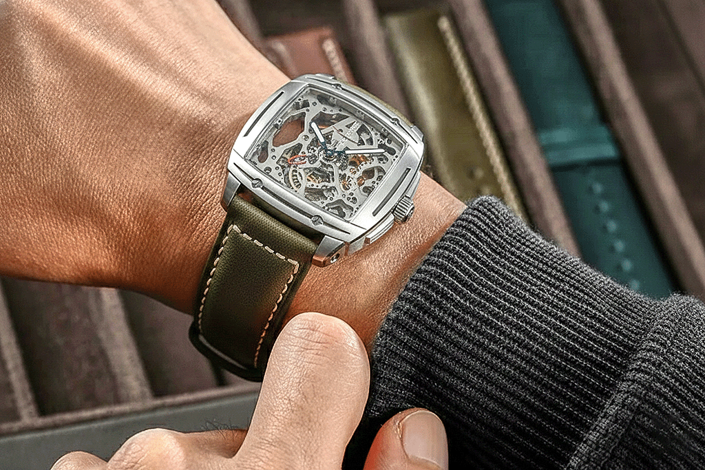 ROAN Straps  |  Gray Italian Calfskin Watch Strap - Artisan Tanned & Hand-Finished（18mm 19mm 20mm 21mm 22mm）