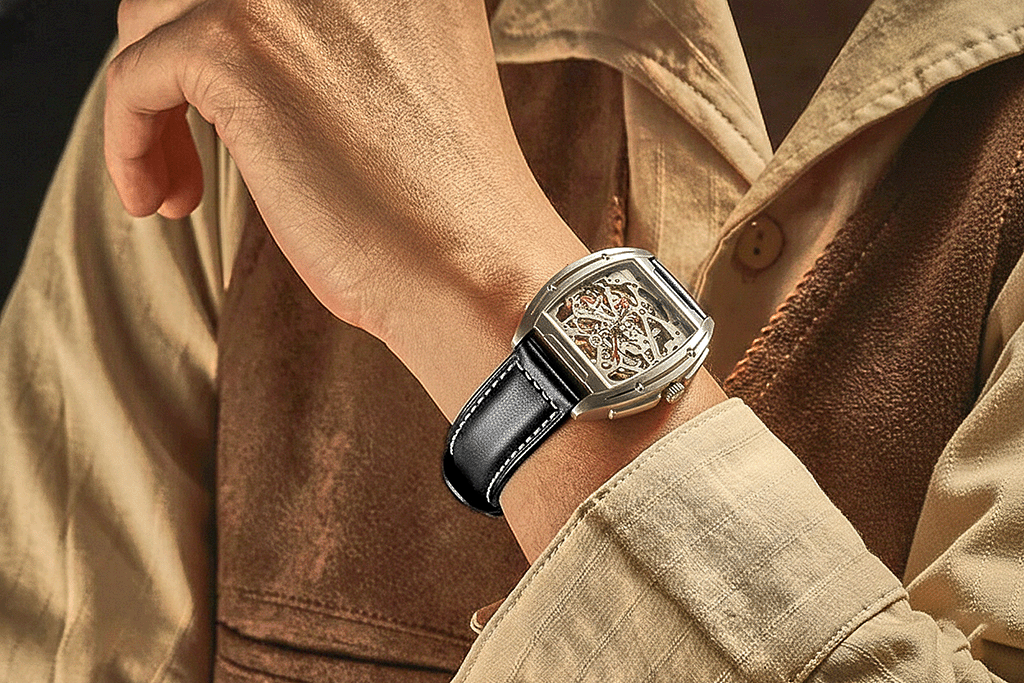ROAN Straps  |  Black Italian Calfskin Watch Strap - Artisan Tanned & Hand-Finishe（18mm 19mm 20mm 21mm 22mm）