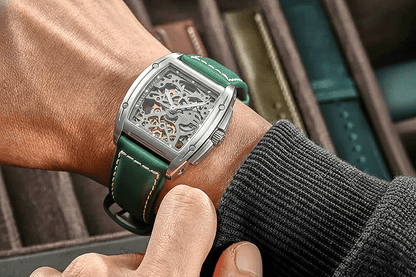 ROAN Straps | Dark Green Italian Calfskin Watch Strap - Artisan Tanned & Hand-Finishe（18mm 19mm 20mm 21mm 22mm)
