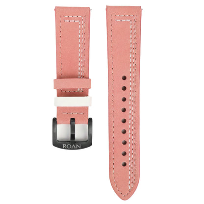 ROAN Straps  |  Genuine Leather Watch Strap - Vintage Dark Brown with Yellow Contrast Stitching(18mm 19mm 20mm 21mm 22mm 24mm)