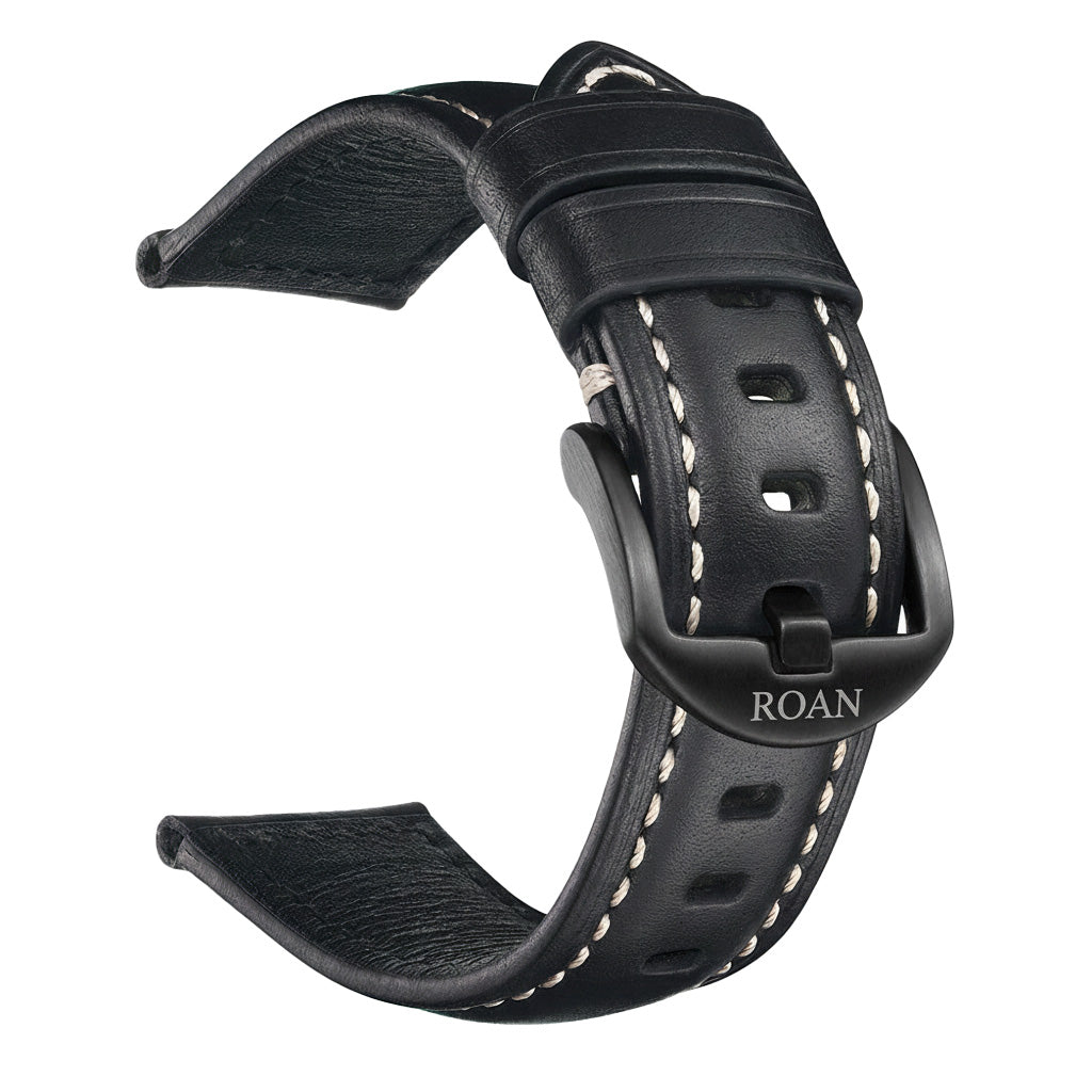 ROAN Straps  |  Army Green Italian Calfskin Watch Strap - Artisan Tanned & Hand-Finished（18mm 19mm 20mm 21mm 22mm）