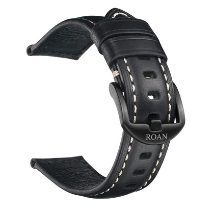 ROAN Straps  |  Army Green Italian Calfskin Watch Strap - Artisan Tanned & Hand-Finished（18mm 19mm 20mm 21mm 22mm）