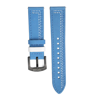 ROAN Straps  |  Genuine Leather Watch Strap - Vintage Dark Brown with Yellow Contrast Stitching(18mm 19mm 20mm 21mm 22mm 24mm)
