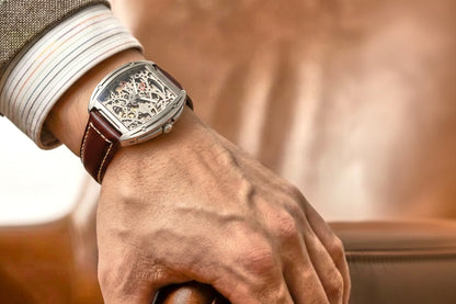 ROAN Straps | Wine Red Italian Calfskin Watch Strap - Artisan Tanned & Hand-Finishe（18mm 19mm 20mm 21mm 22mm)