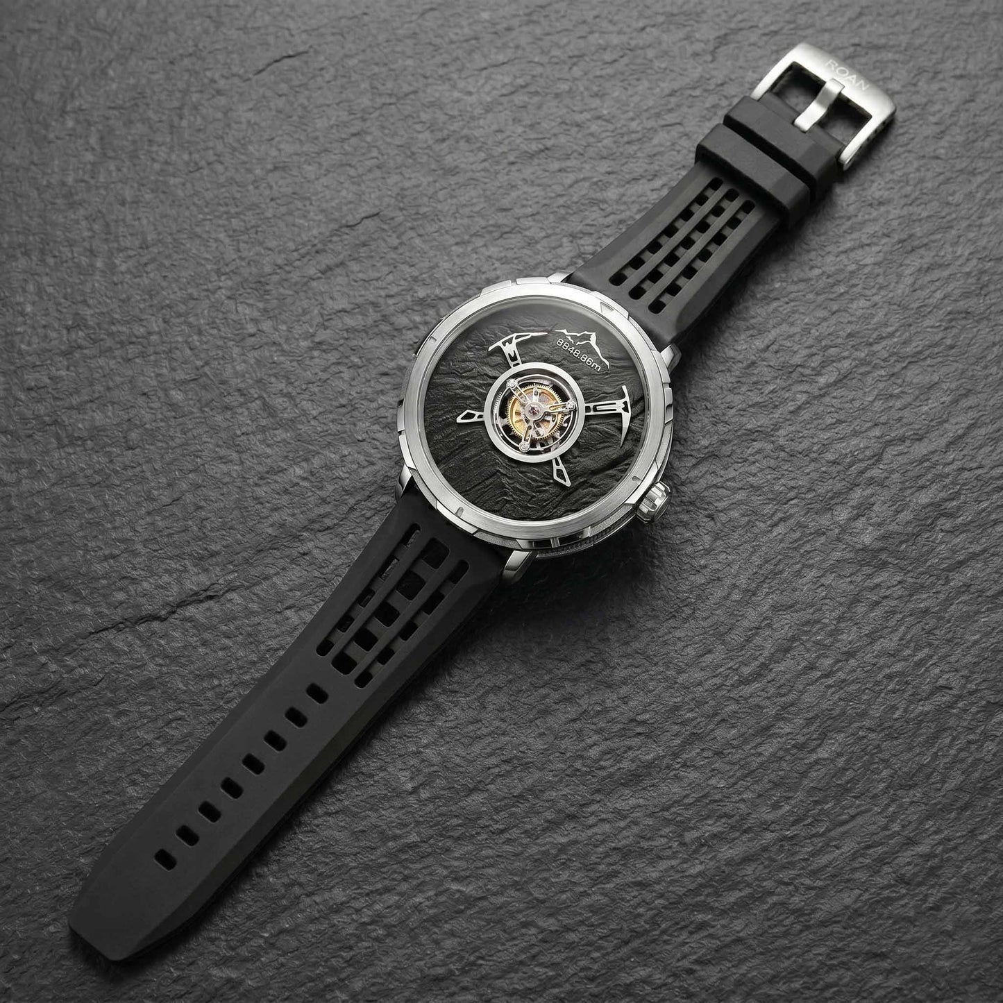 ROANSTRAPS | Pro-Vent FKM Strap & Custom Engraving（Black）