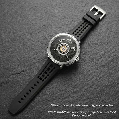 ROANSTRAPS | Pro-Vent FKM Strap & Custom Engraving（Black）