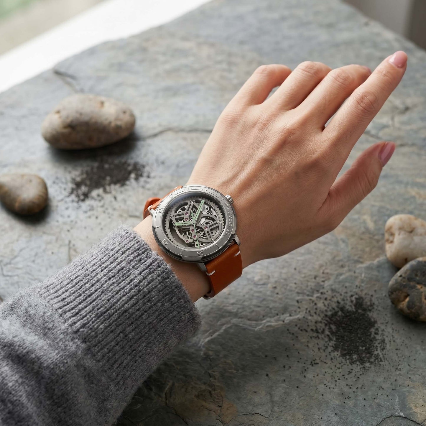 ROAN Overland Stitch Leather- Strap (Tailored for CIGA Design)