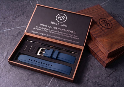 ROANSTRAPS | "Sunset Horizon" - Minimalist FKM Rubber Watch Strap