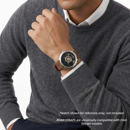 ROANSTRAPS | Espresso Brown - Aero-Vent Series | Premium FKM Rubber Watch Strap