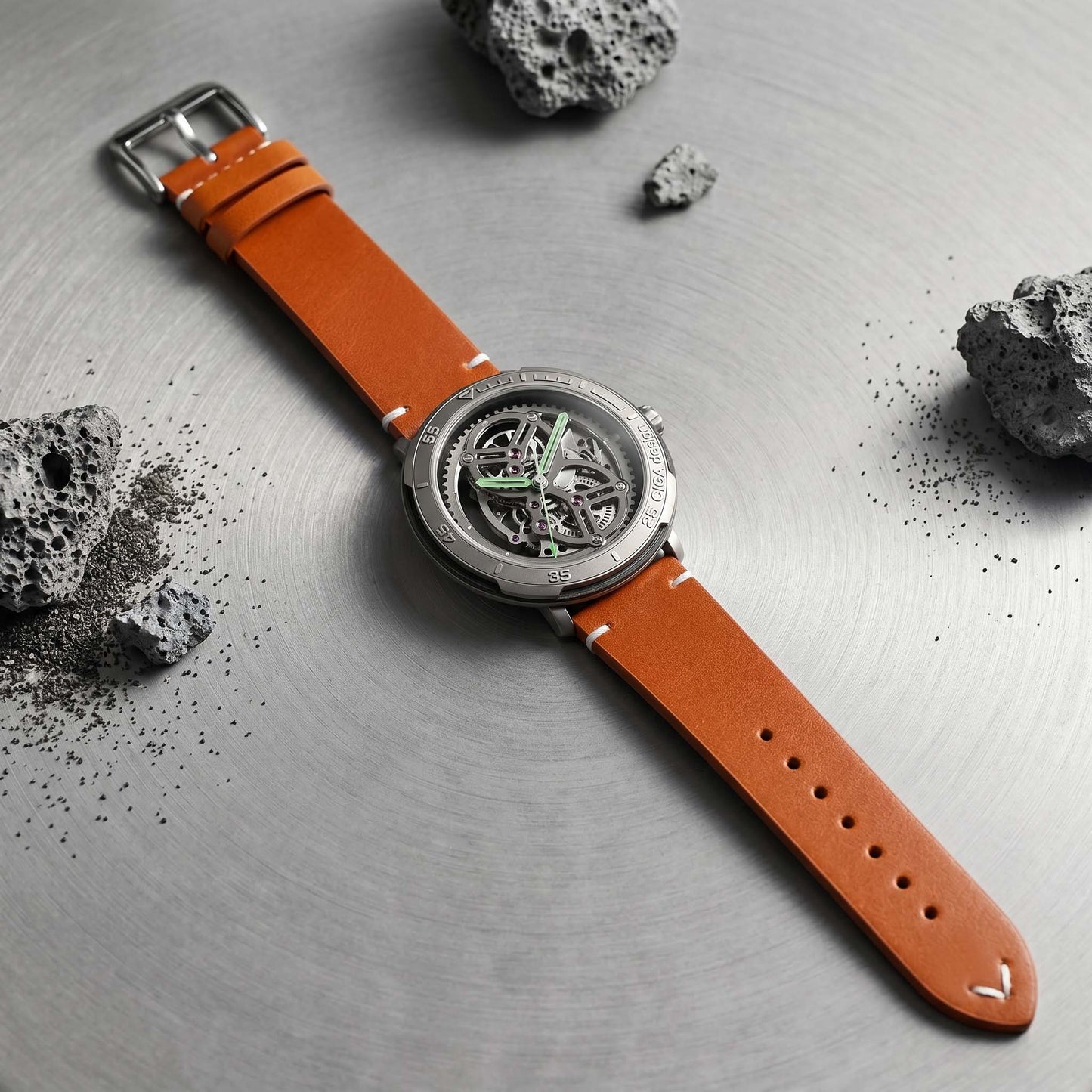 ROAN Overland Stitch Leather- Strap (Tailored for CIGA Design)