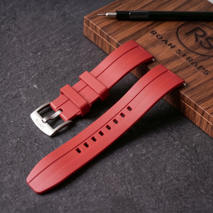 ROANSTRAPS | "Dual-Track Velocity" - Premium FKM Rubber Watch Strap