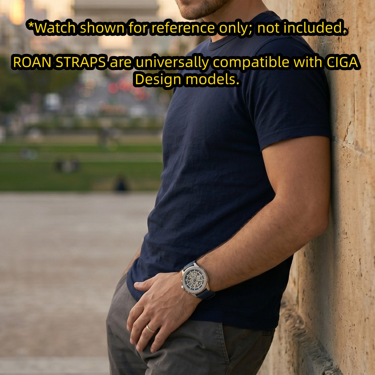 ROANSTRAPS | "Sunset Horizon" - Minimalist FKM Rubber Watch Strap
