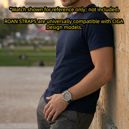 ROANSTRAPS | "Sunset Horizon" - Minimalist FKM Rubber Watch Strap