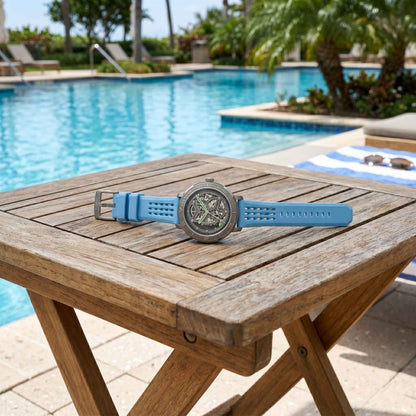 ROANSTRAPS | Pro-Vent FKM Strap & Custom Engraving（Light Blue）