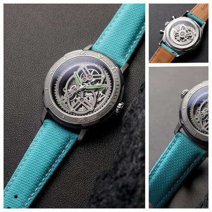 ROAN HyFlex™ Series | FKM Rubber Layered Premium Leather Strap