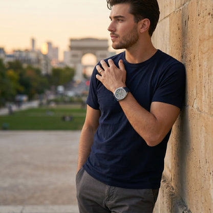 ROANSTRAPS | "Sunset Horizon" - Minimalist FKM Rubber Watch Strap, Grade 5 Titanium Hardware (Custom Engraving Included)