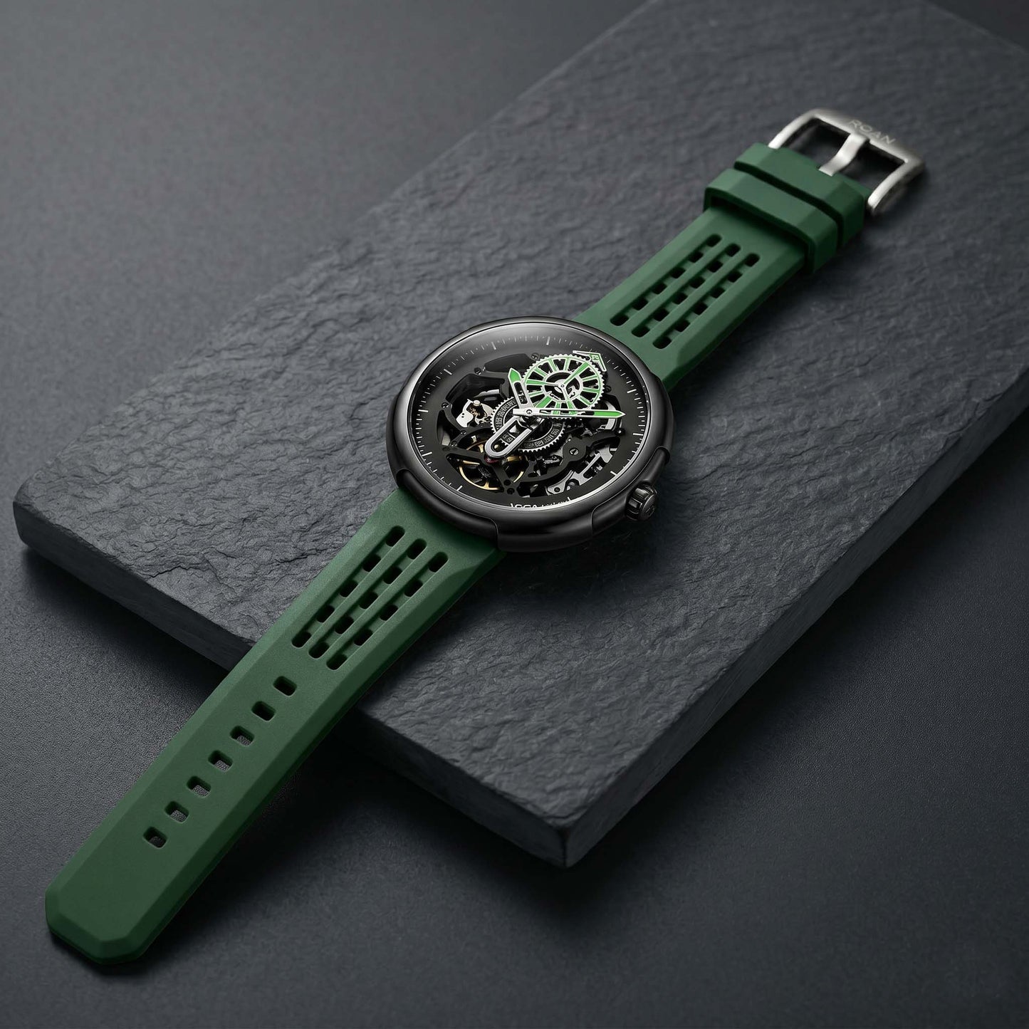 ROANSTRAPS | Pro-Vent FKM Strap & Custom Engraving（Green）