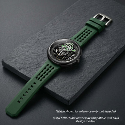 ROANSTRAPS | Pro-Vent FKM Strap & Custom Engraving（Green）