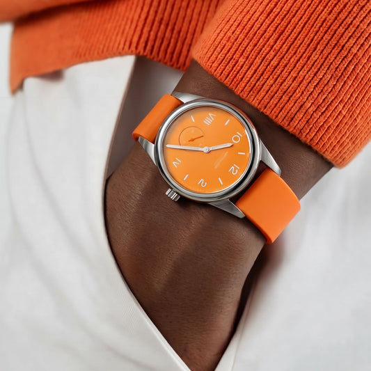 ROAN Straps | Schwarzes FMK Fluorkautschukarmband - Das klassische quadratische Lochdesign - Wasserdichtes und schweißbeständiges Fluorkautschuk-Uhrenarmband (19mm 20mm 21mm 22mm 23mm 24mm)
