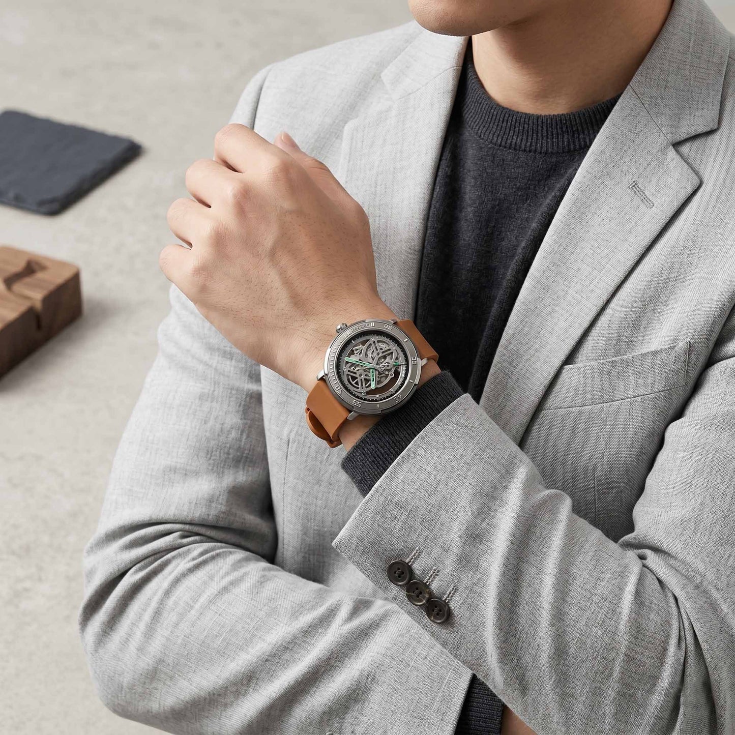 ROANSTRAPS | "Magma" - Premium FKM Rubber Watch Strap, Grade 5 Titanium Hardware (Custom Engraving Included)