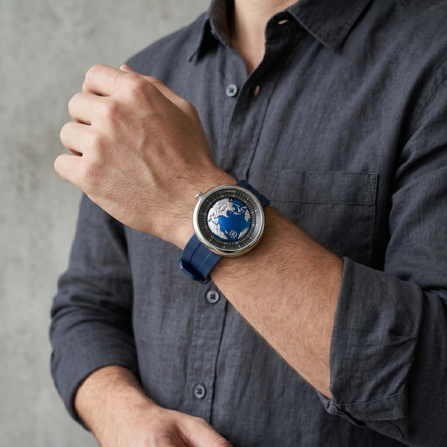 ROANSTRAPS | "Dual-Track Abyss" - Premium FKM Rubber Watch Strap, Grade 5 Titanium Hardware (Custom Engraving Included)