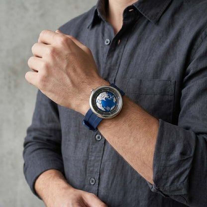 ROANSTRAPS | "Dual-Track Abyss" - Premium FKM Rubber Watch Strap, Grade 5 Titanium Hardware (Custom Engraving Included)