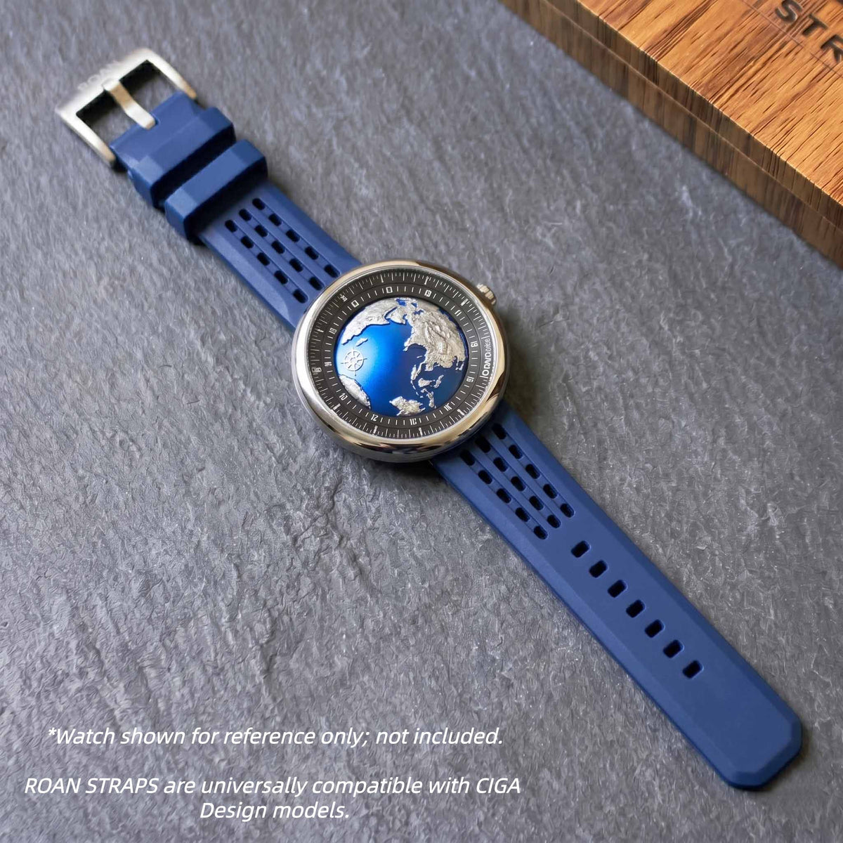 ROANSTRAPS | Pro-Vent FKM Strap & Custom Engraving（Blue）