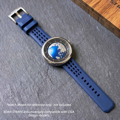 ROANSTRAPS | Pro-Vent FKM Strap & Custom Engraving（Blue）