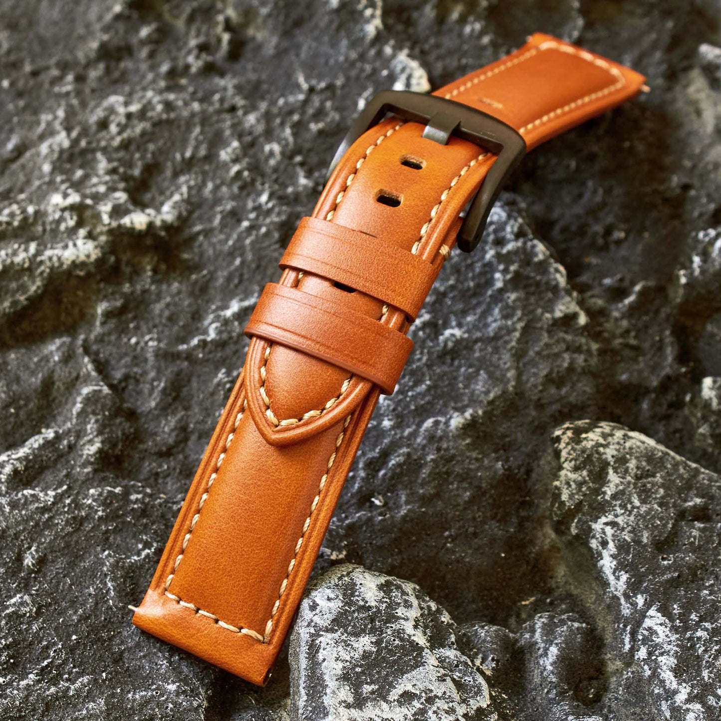 ROAN Straps | Italian Calfskin - Matte Black Hardware
