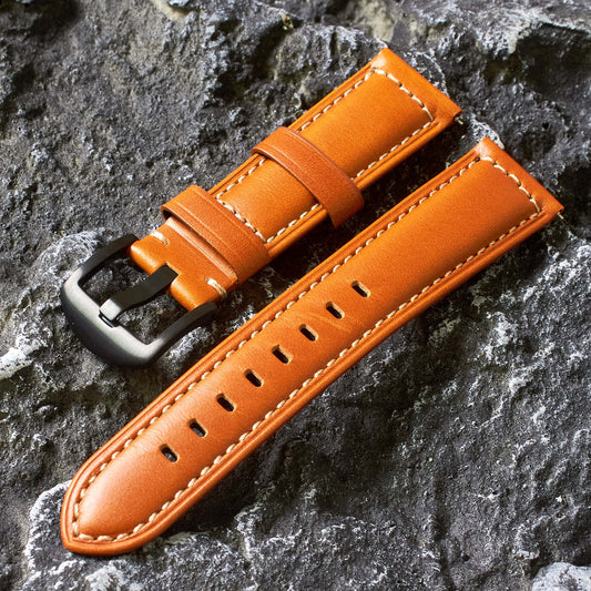 ROAN Straps | Italian Calfskin - Matte Black Hardware