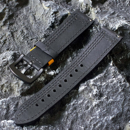 ROAN Premium Contrast-Stitch Genuine Leather Strap for CIGA Design A
