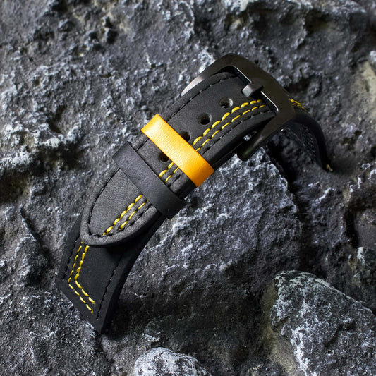 ROAN Premium Contrast-Stitch Genuine Leather Strap for CIGA Design A