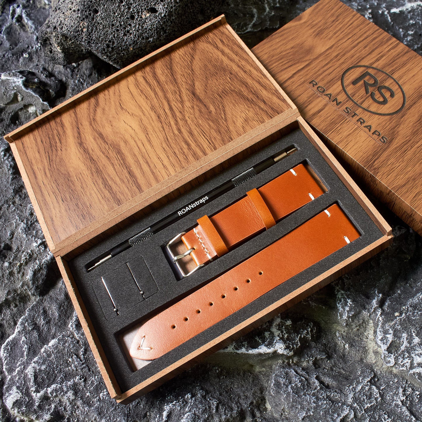 ROAN Overland Stitch Leather- Strap (Tailored for CIGA Design)