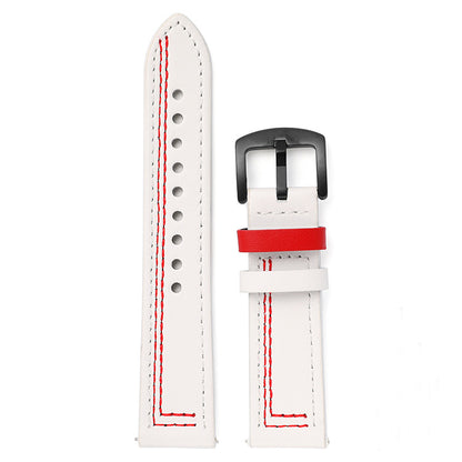 ROAN Premium Contrast-Stitch Genuine Leather Strap for CIGA Design B