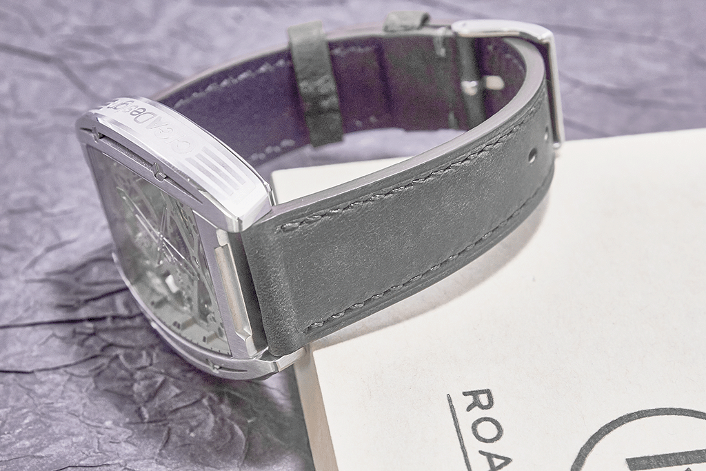 ROAN Straps | Green Italian Leather Watch Strap with Silver Pin Buckle - Handmade Artisanal Watch Band (20mm 22mm 24mm)