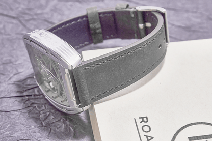 ROAN Straps | Green Italian Leather Watch Strap with Silver Pin Buckle - Handmade Artisanal Watch Band (20mm 22mm 24mm)