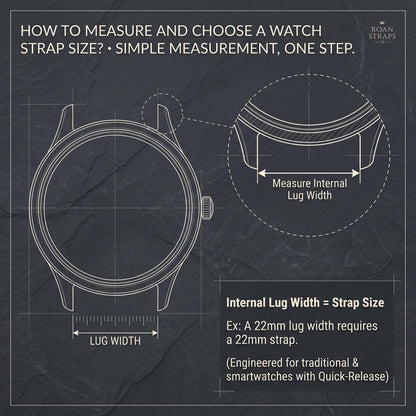 ROANSTRAPS Pro-Vent Horizon - Premium FKM Rubber Watch Strap & Custom Engraving (18mm-24mm)