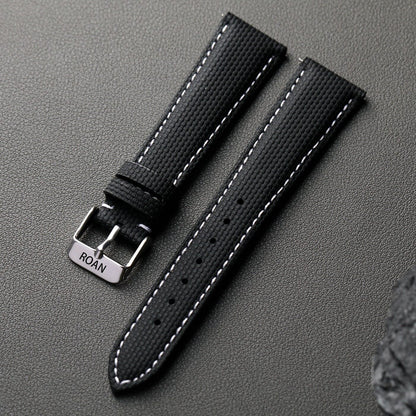 ROAN HyFlex™ Series | FKM Rubber Layered Premium Leather Strap