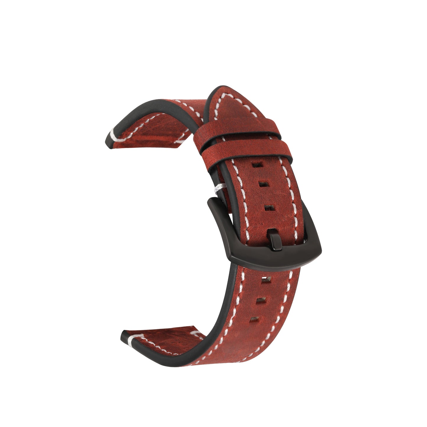 ROAN Saddle Brown Leather Watch Strap