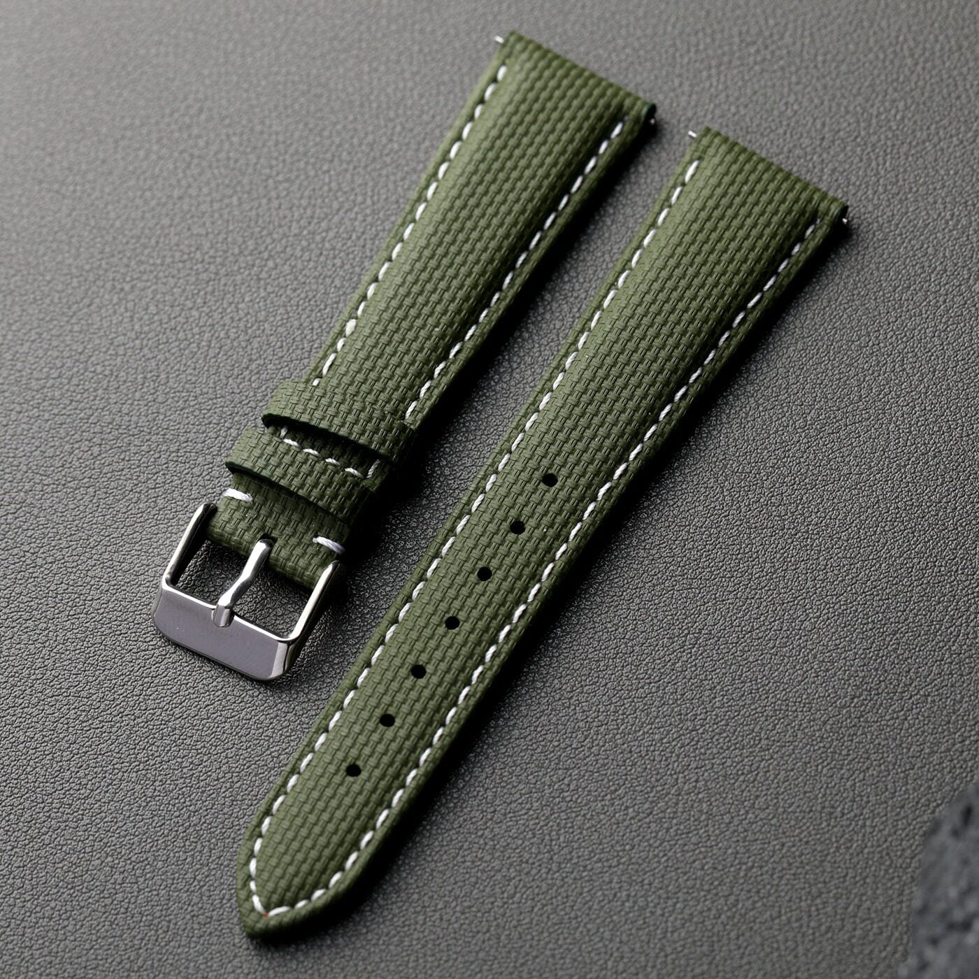 ROAN HyFlex™ Series | FKM Rubber Layered Premium Leather Strap