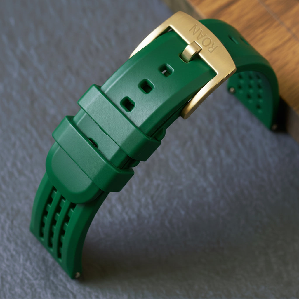 ROANSTRAPS | Pro-Vent FKM Strap & Custom Engraving（Green）