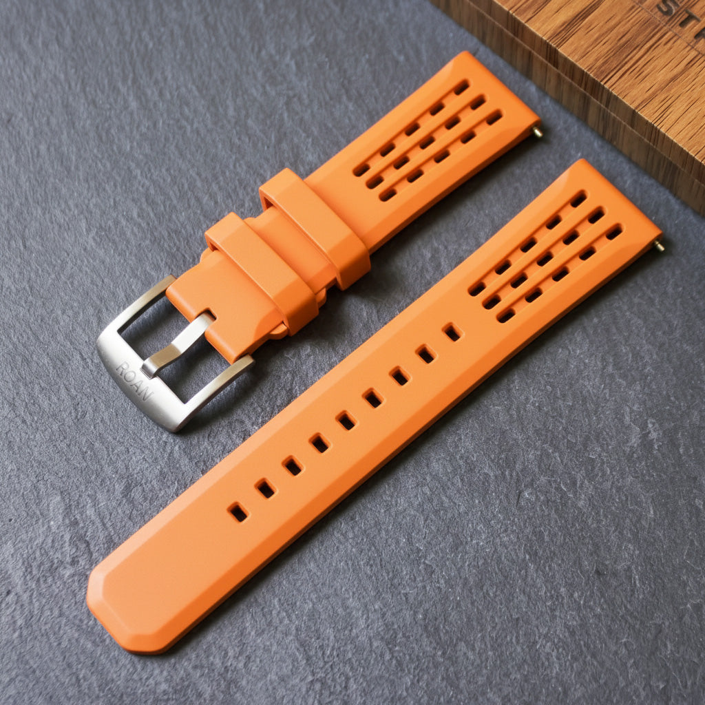 ROANSTRAPS | Pro-Vent FKM Strap & Custom Engraving（Orange）