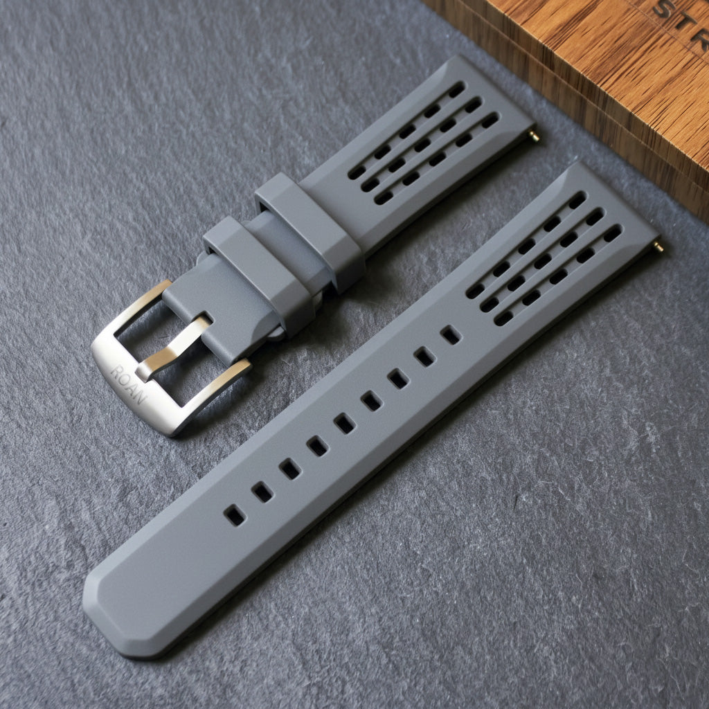 ROANSTRAPS | Pro-Vent FKM Strap & Custom Engraving（Gray）
