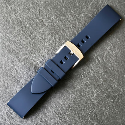 ROANSTRAPS | "Ocean Flow" - Premium FKM Rubber Watch Strap, Grade 5 Titanium Hardware (Custom Engraving Included)
