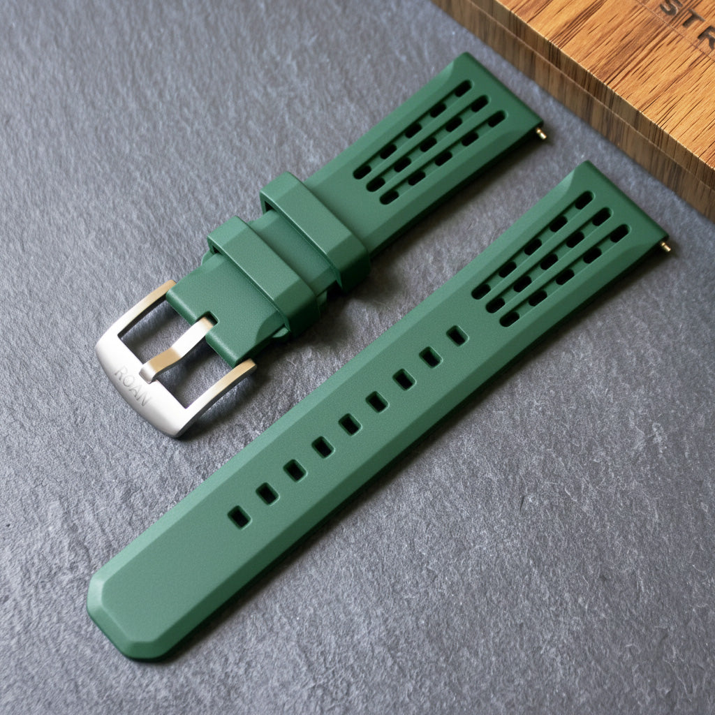 ROANSTRAPS | Pro-Vent FKM Strap & Custom Engraving（Green）
