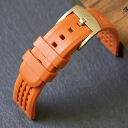 ROANSTRAPS | Pro-Vent FKM Strap & Custom Engraving（Orange）